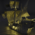 Merchant Ship - Tabletop Terrain - 28 MM image