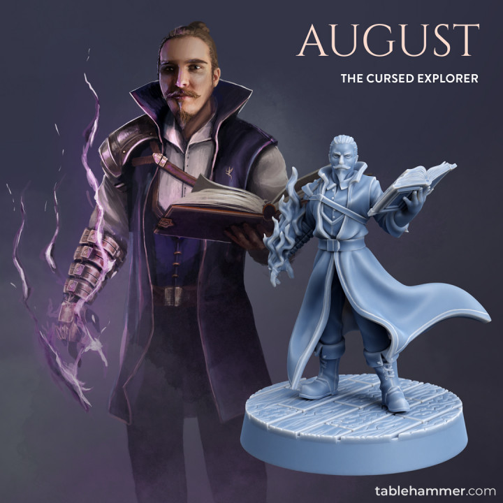 August - the cursed explorer's Cover