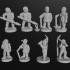 6-15mm Medieval Tunnelers/Sappers (4 Poses) HYW-9 image