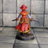 Grimtale. Inquisition set. Female inquisitor. Witch hunter. Tabletop miniature. print image