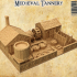 Medieval Tannery- Tabletop Terrain - 28 MM image
