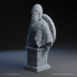 Historical Viking Bust and Plinth: A Tribute to Norse Valor image