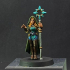 Female  Cleric- Ophelia the Priest ( Female Human Cleric ) print image