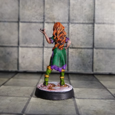Picture of print of Female Warlock - Fayla the Female Warlock ( Human Female Warlock )