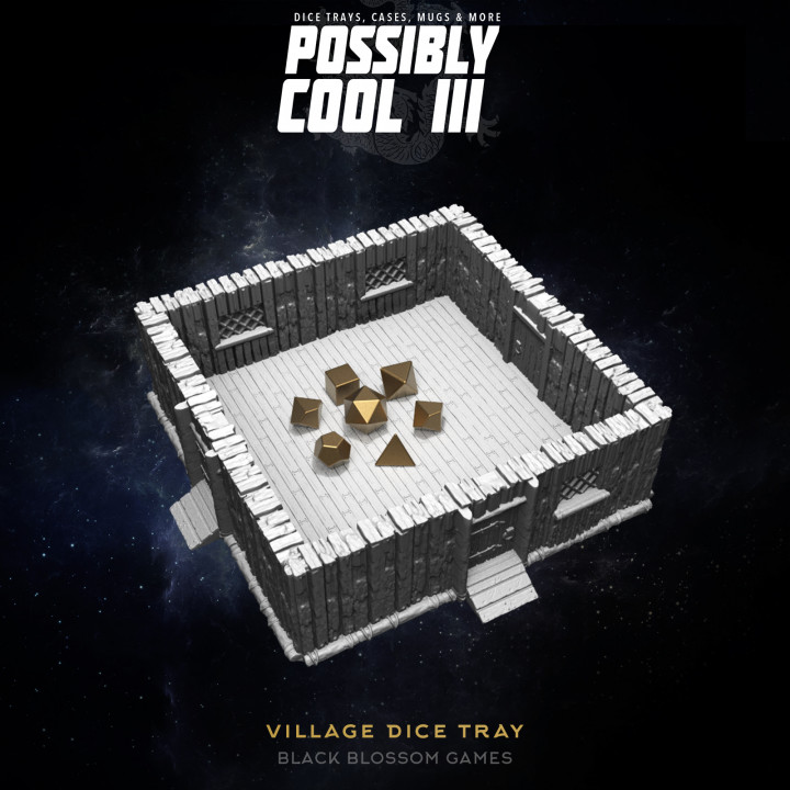 T3DT01 Village Dice Tray:: Possibly Cool Dice Tower 3's Cover