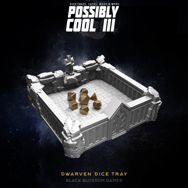 T3DT08 Dwarven Dice Tray:: Possibly Cool Dice Tower 3's Cover