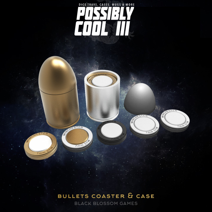 T3CS01 Bullet Coaster & Case :: Possibly Cool Dice Tower 3's Cover