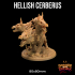 Hellish Cerberus | PRESUPPORTED | Doggos and Dragons image