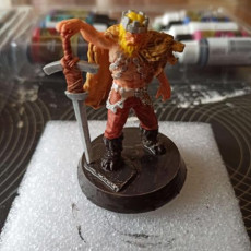 Picture of print of Vortisar "The Unfair" - 3D printable miniature – STL file