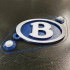 Keychain with SNCB logo image
