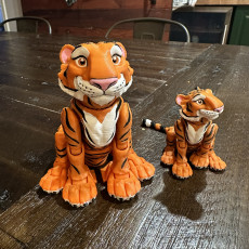 Picture of print of Tiger Articulated Figure, Print-In-Place Body, Cute Flexi