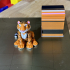 Tiger Articulated Figure, Print-In-Place Body, Cute Flexi print image