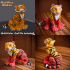 Tiger Articulated Figure, Print-In-Place Body, Cute Flexi image