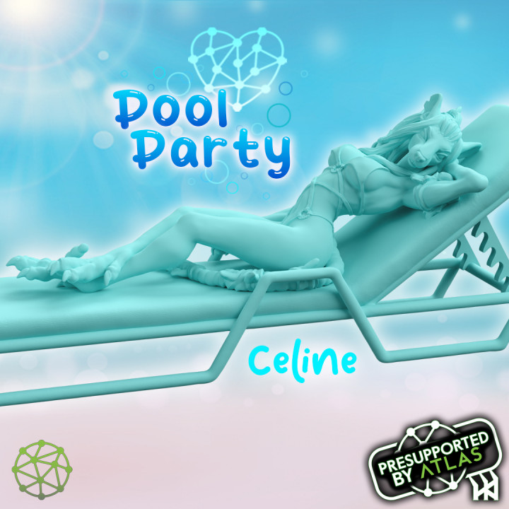 POOL PARTY: Sunbathing Celine's Cover