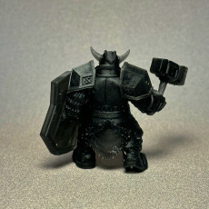 Picture of print of Dwarf Guard Captain Two Models