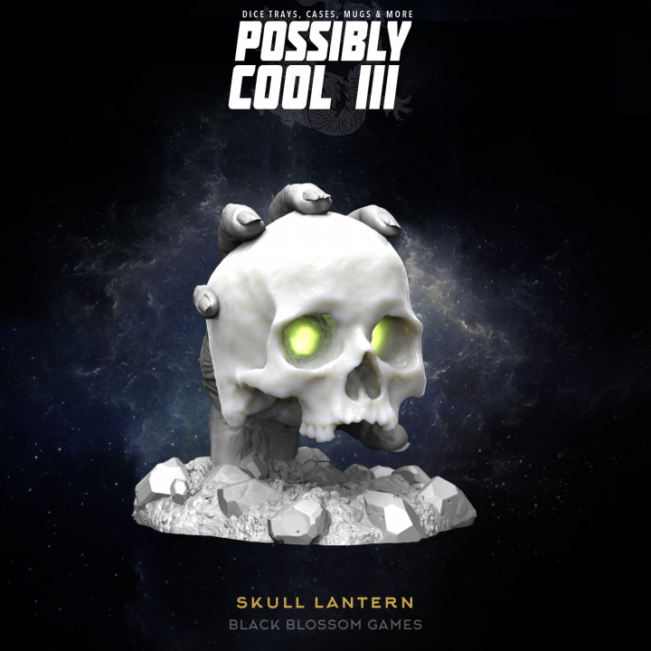 T3TH03 Skull Lantern :: Possibly Cool Dice Tower 3's Cover