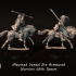 Mounted Vendel Era Armoured Warriors With Spears image