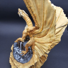 Picture of print of Ancient Golden Dragon - Aurestia