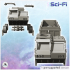 Futuristic truck with armored cab (trailer version) (24) - Future Sci-Fi SF Post apocalyptic Tabletop Scifi Wargaming Planetary exploration RPG Terrain image