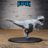 Zombie T-Rex Running / Undead Dinosaur / Evil Tyrannosaurus / Ancient Predator / Dino World Beast / Hunting Raptor / Jurassic Encounter image