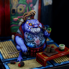 Picture of print of Gangster Toad Ogre - Tozen, Hikiga Spirit Binder (Pre-Supported)