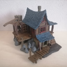 Picture of print of Seaside Smuggler House- Tabletop Terrain - 28 MM