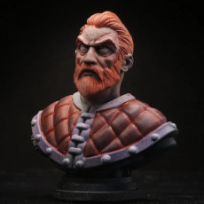Picture of print of Curse of Strahd Bust - Urwin [Pre-Supported]