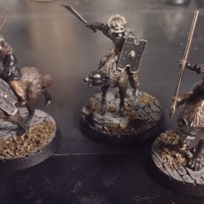 Picture of print of Orc wolf Riders with Spears