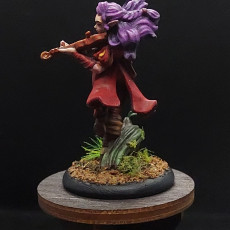 Picture of print of Elf Bard Female -   Illyria the Wood Elf Bard - ( Female Bard Wood Elf )