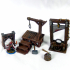 Gallows Stocks And Guillotine Tabletop Terrain Set image