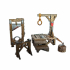 Gallows Stocks And Guillotine Tabletop Terrain Set image