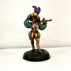 Picture of print of Bae Victis : Landsknecht girl [PRE-SUPPORTED]