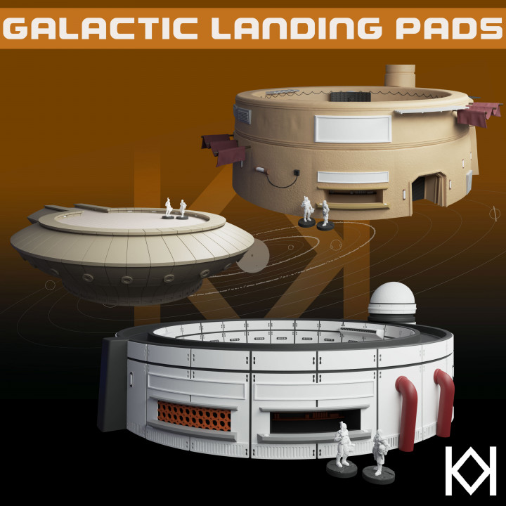 Galactic Modular Landing Pads Set's Cover