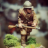 28mm WW2 french reserver infantry under fire image