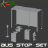 Modern Bus Stop Set image