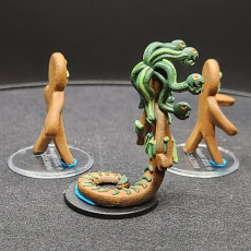 Picture of print of Gingerbread Medusa & Victoms - 3 Models -  PRESUPPORTED - Illustrated and Stats - 32mm scale