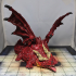 Fat Dragon - Boss Monster -  PRESUPPORTED - Illustrated and Stats - 32mm scale print image