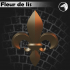 Fleur de Lis royal lily 3D image