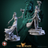 Ariadne 32mm and 75mm miniature pre-supported + dnd 5e stats block image