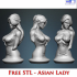 FREE STL - Asian Lady image