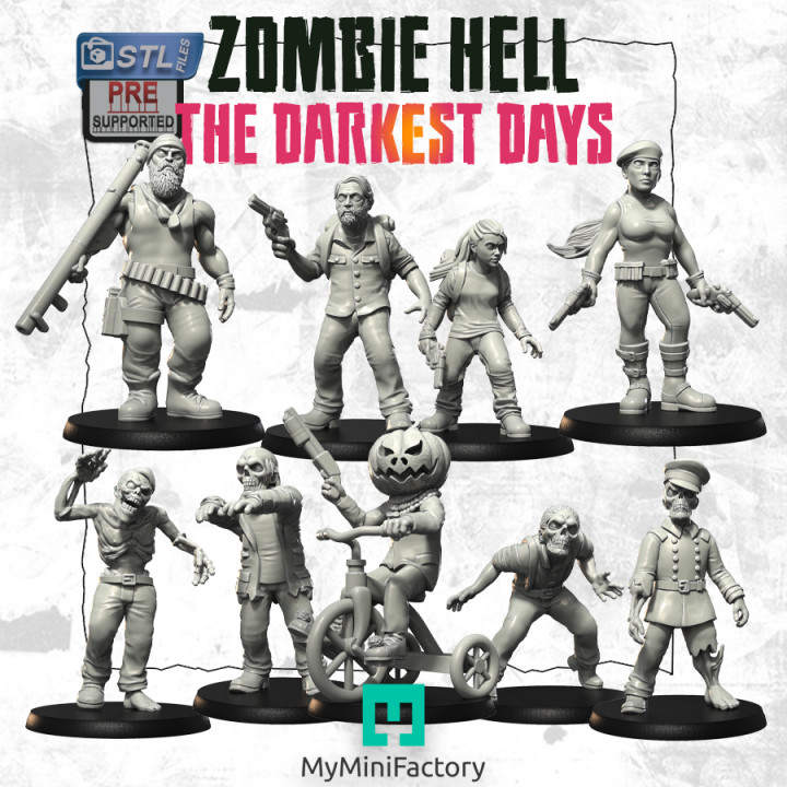 ZOMBIE HELL THE DARKEST DAYS's Cover