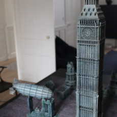 Picture of print of Big Ben Tower (London, United Kingdom) - World War Two Second WWII Western campaign USA UK Germany