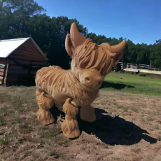Picture of print of Flexi Cute Highland Cow Articulated