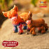 Flexi Cute Highland Cow Articulated image
