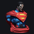 Superman kills The Joker Injustice League STL for 3d printing by CG Pyro fanarts image