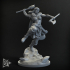 Classic Barbarian Woman (25mm base & 75mm Scale) image