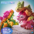 Flexy Print In Place Cute Baby Cupcake Dragon image