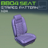 BB04a Stripes Pattern Seat FOR DIECAST AND MODELKITS 1-24th image