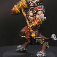 Picture of print of Beastman Charger V4 FREE STL miniature 32mm pre-supported