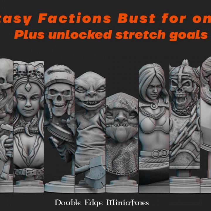DEM Fantasy Factions Bust Merchant's Cover